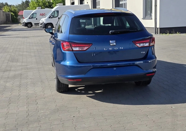 Seat Leon cena 18900 przebieg: 151234, rok produkcji 2015 z Łęczyca małe 379